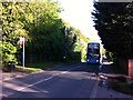 No. 16 bus climbing Bennetts Road towards Keresley Village in CV7 8JX