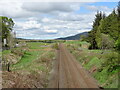 Railway towards New Cumnock and Kilmarnock in DG4 6NP