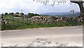 Field gateway and footpath on north side of Moorhouse Lane in LS29 9JX