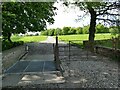 Gate and cattle grid, Peover Hall estate in WA16 9HE