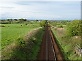 Railway towards Glasgow in KA3 2PW