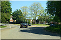 Roundabout on B4100 Warwick Road, Banbury in OX16 1HJ