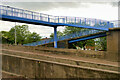 Footbridge across the A1 at Birtley in DH3 1QH