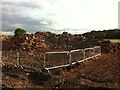 Heap of rubble on site of Coventry Colliery Social Club in CV7 8JX