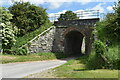 Farm track through railway arch south of Great Wishford in SP2 0RA