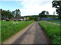 Minor road, Kincaldrum  Mill in DD8 1TU