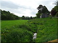 Burn and derelict cottage near Carterhaugh in DD8 1TU