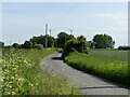 Bend in Antingham Road in Suffield