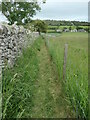 Public footpath heading east from Templand in LA11 7RN