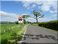 Approaching the level crossing, Carseview in PH14 9QN