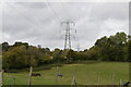 Pylon near Attwaters Lane in TN18 5AS
