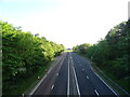 A deserted A90 northbound, Powrie in DD4 0QQ