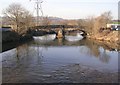 River Aire viewed from Apperley Bridge in BD10 0NL