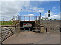 Railway bridge, West Links, Arbroath in DD11 2PU