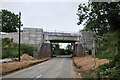 Rebuilt bridge over Horwood Road in MK18 3JU
