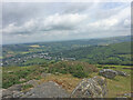 View from Meldon Hill towards Chagford in TQ13 8DT