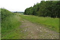 Track to Wood End Farm in MK44 3UD