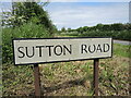 Sutton Road sign in SN15 4SQ