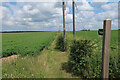 Footpath from Newmarket Road in IP28 6RD