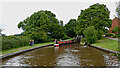 Entering Meaford Bottom Lock near Stone, Staffordshire in ST15 8GW