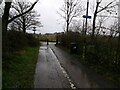 Cycle path heading towards Lancaster Uni in LA1 4JZ