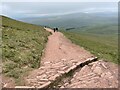 Path down from Corn Du in LD3 8NL
