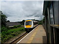 170202 leaving Ewenny Road station on the Maesteg Line in CF34 9EH