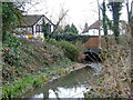 Eastbury Road bridge over a brook in WD19 4JP