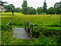 Footbridge on the Woodland Walk, Hutton in The Forest in CA11 9TG