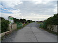 Entrance to Salt Marsh Caravan Park, Walney Island in LA14 3EJ