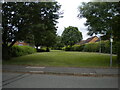 Green strip off Fairmeadows Way, Hazel Road estate in LE11 2JS