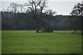Pillbox in field by River Eden in TN8 6PU