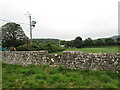 Stone wall, Kemeys Commander, Monmouthshire in NP15 1JD