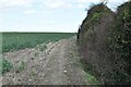 Footpath along field boundary in CT14 0HR