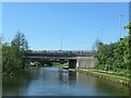 Three road bridges across the Bridgewater canal, Runcorn in WA7 2SS