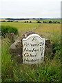 Old milestone beside the A914 in KY16 0BP