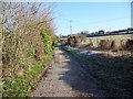 Footpath towards Salterton Farm in SP4 6NJ