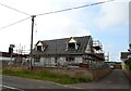 House under construction on Dunnichen Road (B9128), Kingsmuir  in DD8 2RP