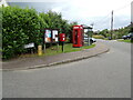 Notice Board Vicary Estate Postbox & Telephone Box in CO10 5LF