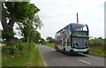 Stagecoach No 30 bus on the A935 in DD9 7PN