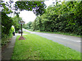 A134 Nayland Road & Leavenheath Village sign in CO6 4PU
