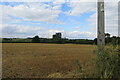 Power lines over the stubble field in GL56 9QL