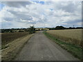 Bridleway to Badley church in Badley