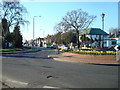 Chislehurst Road Roundabout looking towards Petts Wood Road in BR6 0EB