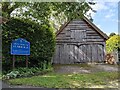 Shed by St. Milburgha's church (Stoke St. Milborough) in SY8 2EH
