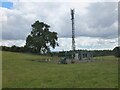 Phone mast near Eildon in TD6 9HB