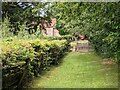 Path to St. Giles' church (Acton Beauchamp) in WR6 5AQ