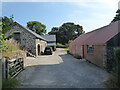 Old outbuildings at Penybryn near Llanarmon-Dyffryn-Ceiriog in LL20 7LJ