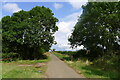 Castle View Road crossing Winter Beck in East Midlands English Region