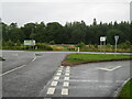 Road junction at Blair Drummond in FK9 4AJ